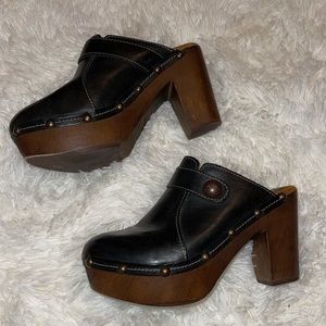 Jacquemus Style Wooden Clogs size 7.5 - Free People